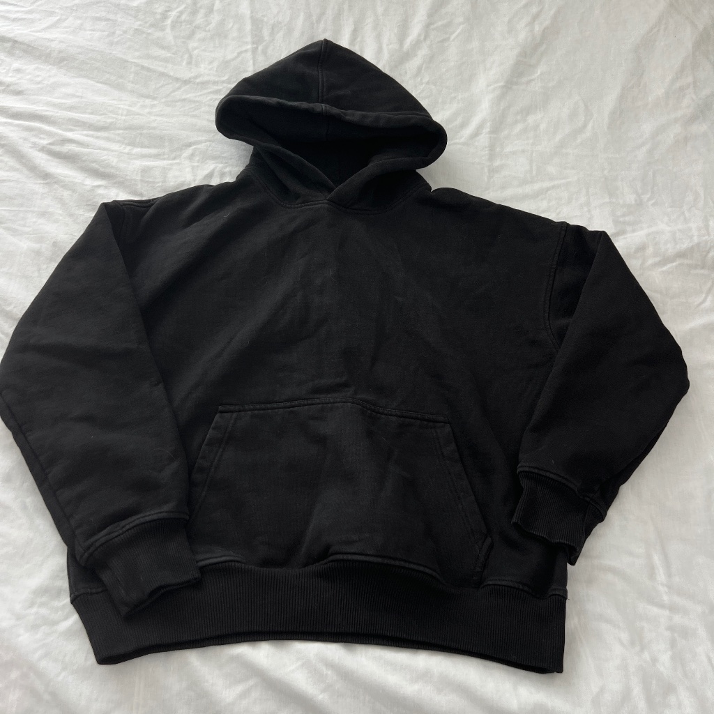 Hours Black Pullover Hoodie